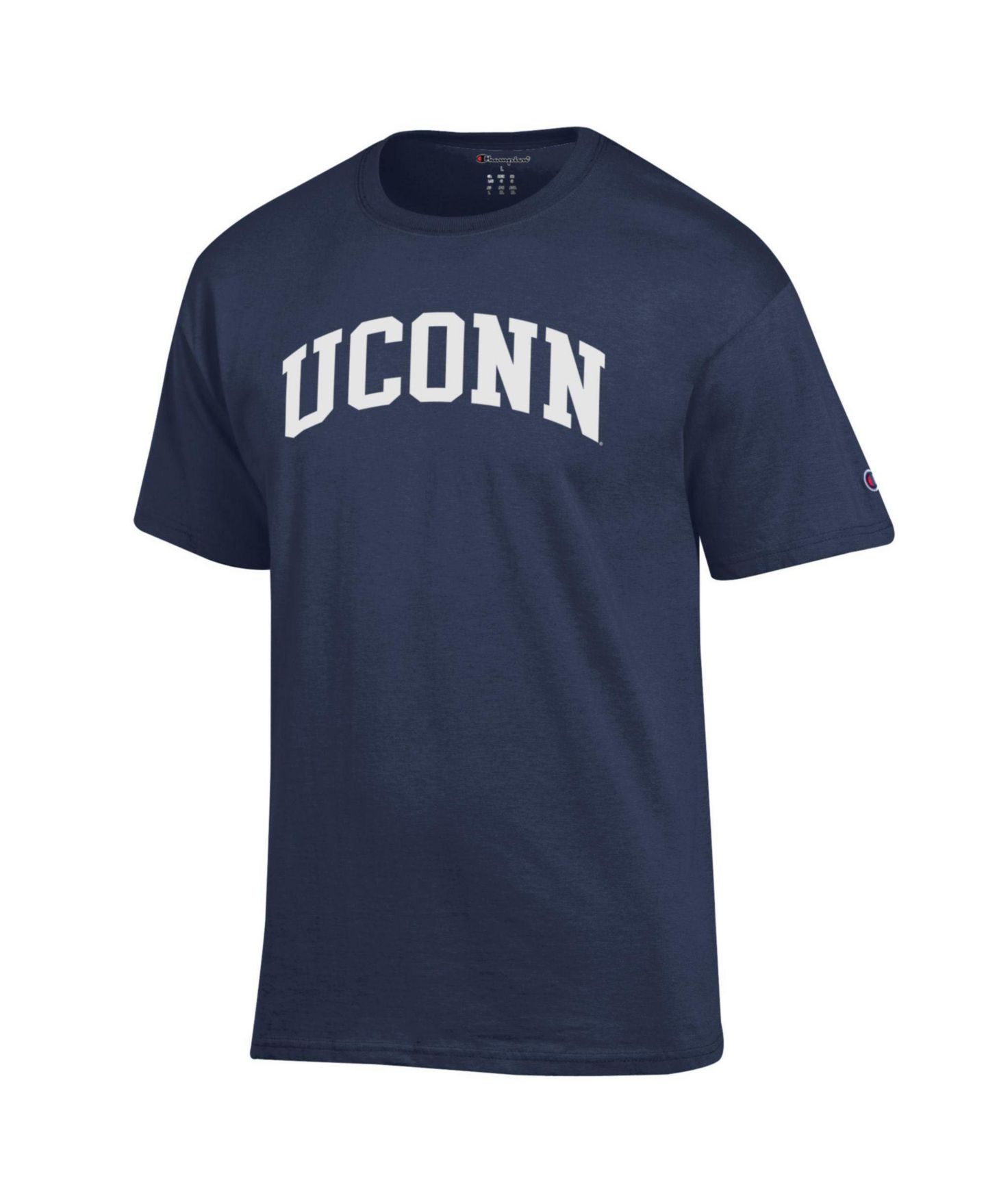 Мужская футболка Champion UConn Huskies Basic Arch Screen Print Graphics — фото 3