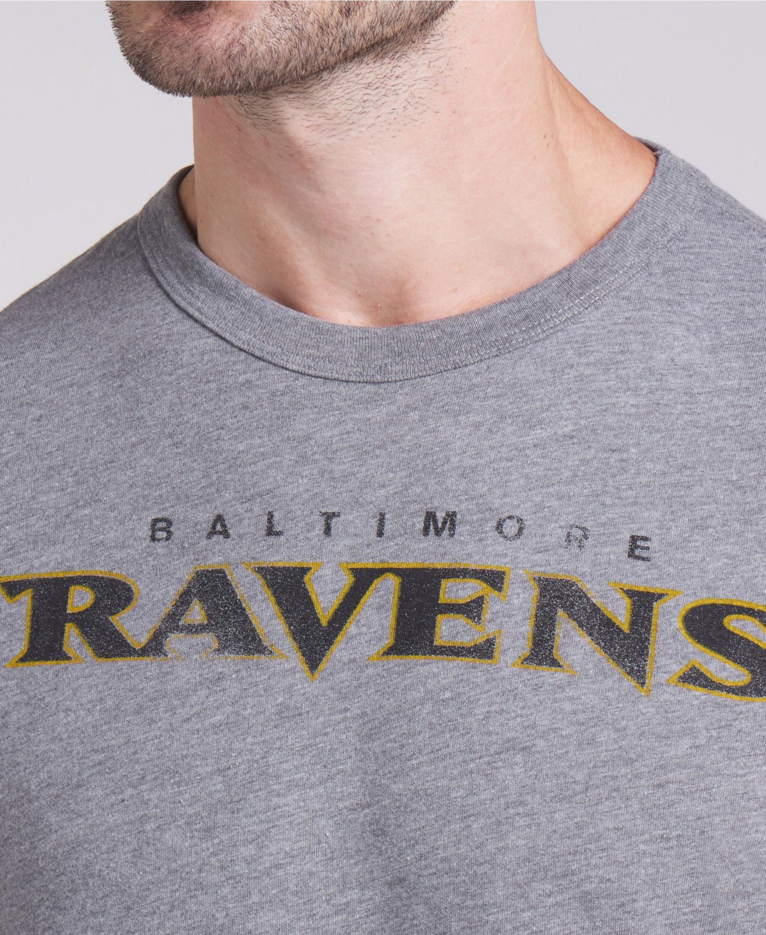 Men's Baltimore Ravens Pass Rush Tri-Blend T-Shirt
