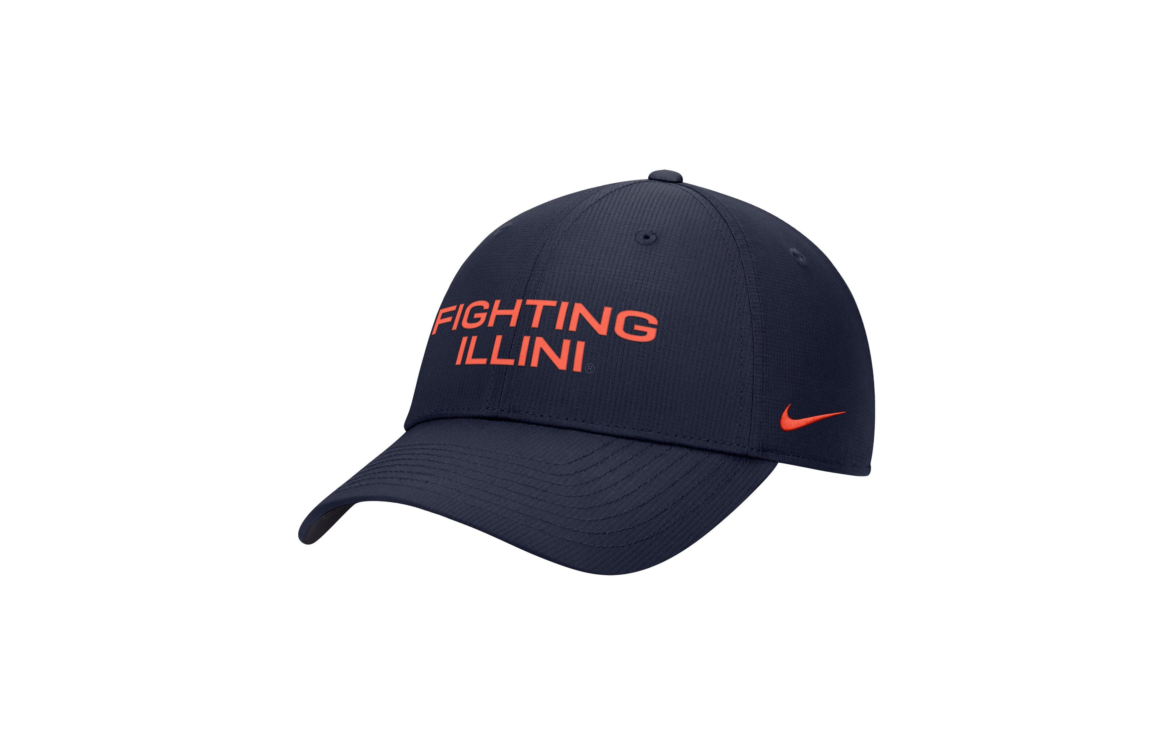 Nike Men's Navy Illinois Fighting Illini 2026 Sideline Ripstop Dri-fit Adjustable Hat