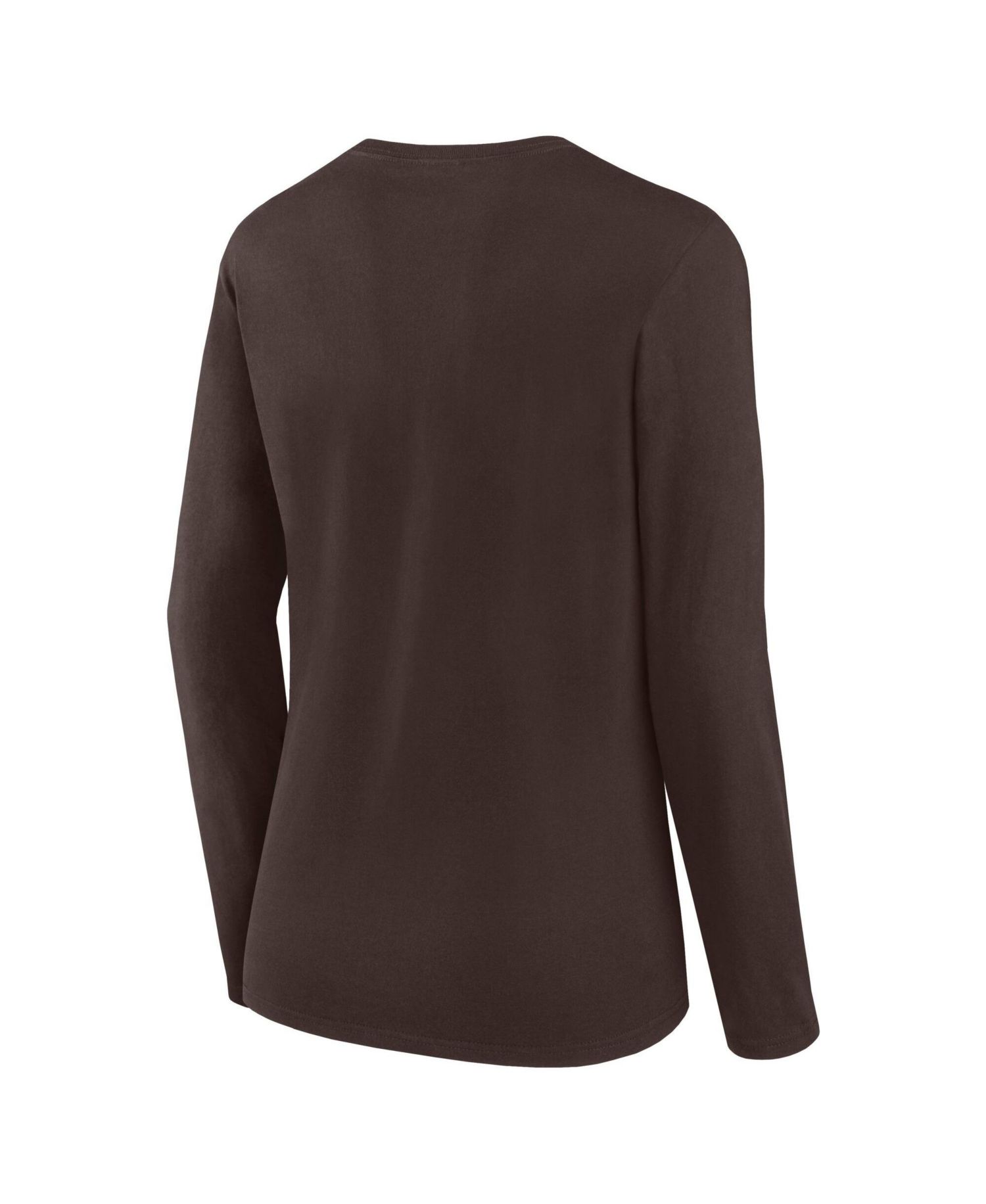 Women's Cleveland Browns Grip Long-Sleeve Graphic T-Shirt