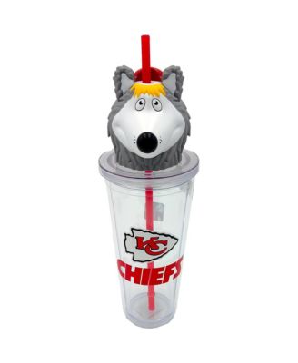 Kansas City Chiefs Mascot Lid 24oz. Sipper Cup