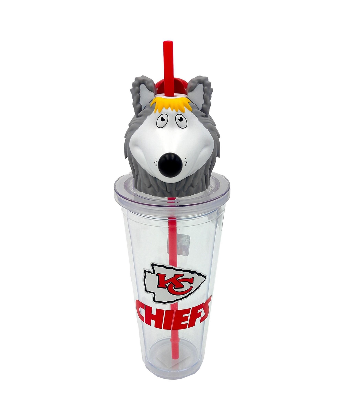 Pegasus Kansas City Chiefs Mascot Lid 24oz. Sipper Cup