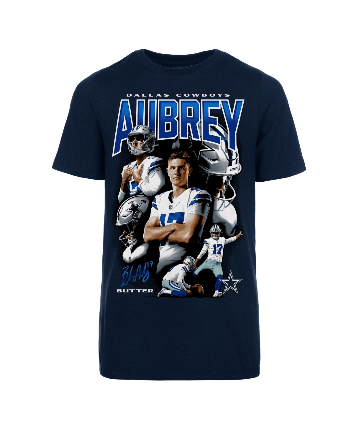 Fanatics Boys' 4-20 & Girls' 4-16 Dallas Cowboys Collage Screen-Print Graphic T-Shirt
