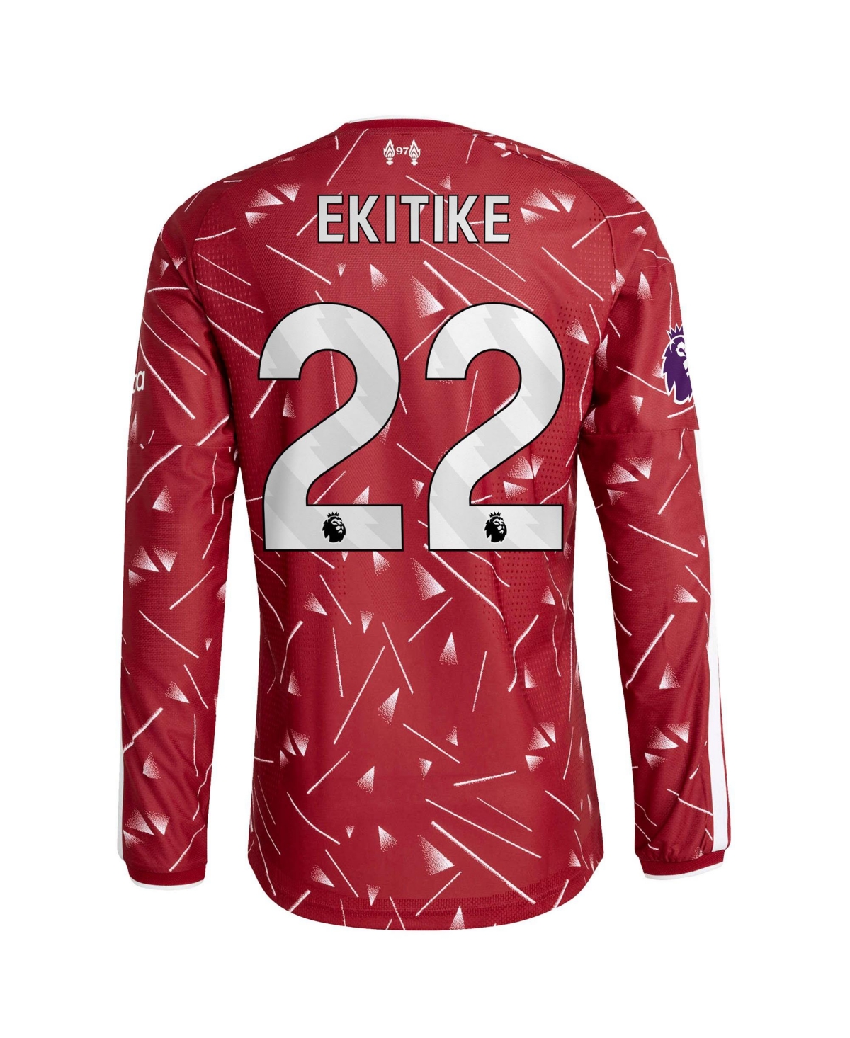 adidas Men's Liverpool Hugo Ekitike 2026/27 Home Long Sleeve Authentic Retro Jersey