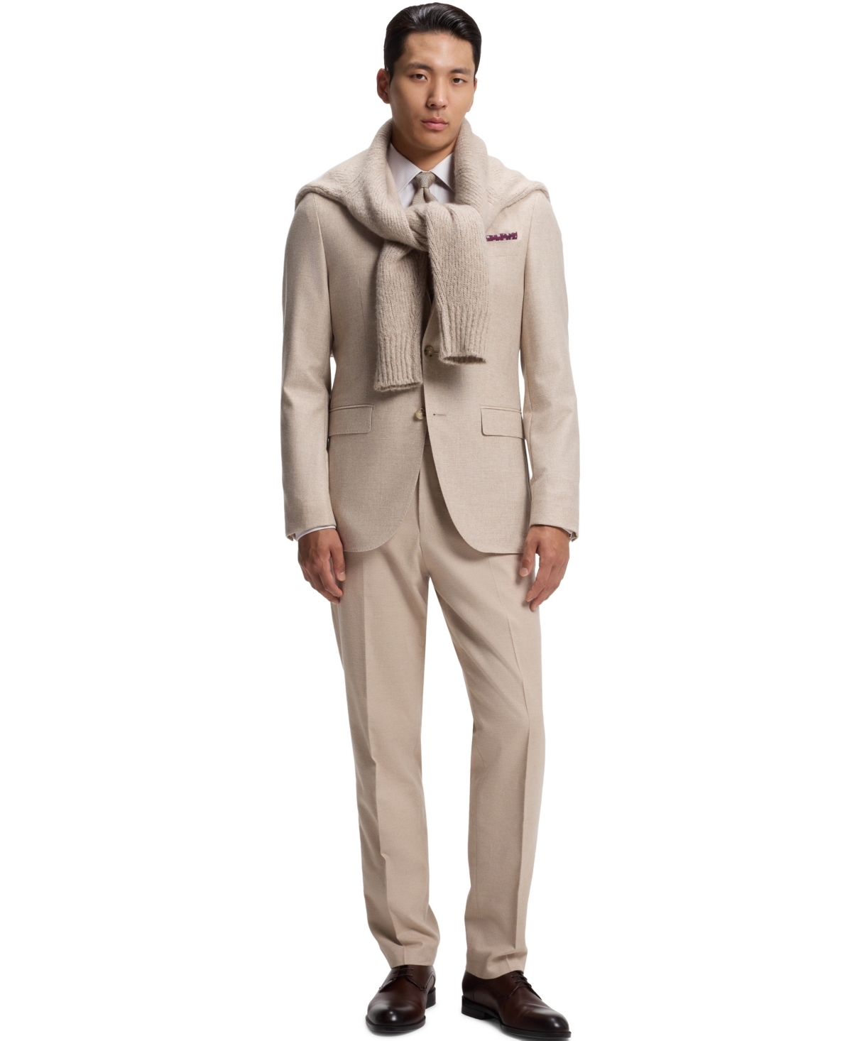 Boss by Hugo Men's Wrinkle-Resistant Cotton Slim-Fit Dress Shirt