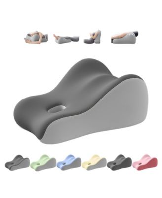 Memory Foam Wedge Support Pillow Multi Functional Ergonomic Bed Cushion For Sleeping Reading Leg Elevation
