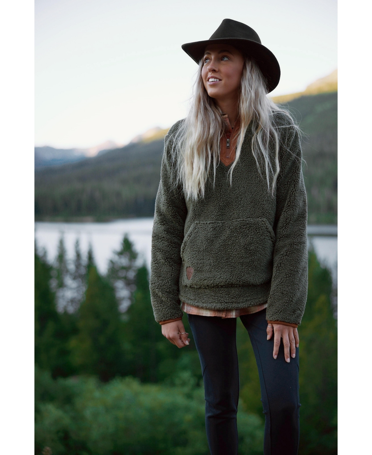 Legendary Whitetails Women's Quarter-Zip Mock Neck Fleece Pullover