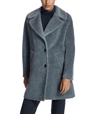 Women's Oversized Double-Breasted Alpaca-Cashmere Blend Jacket