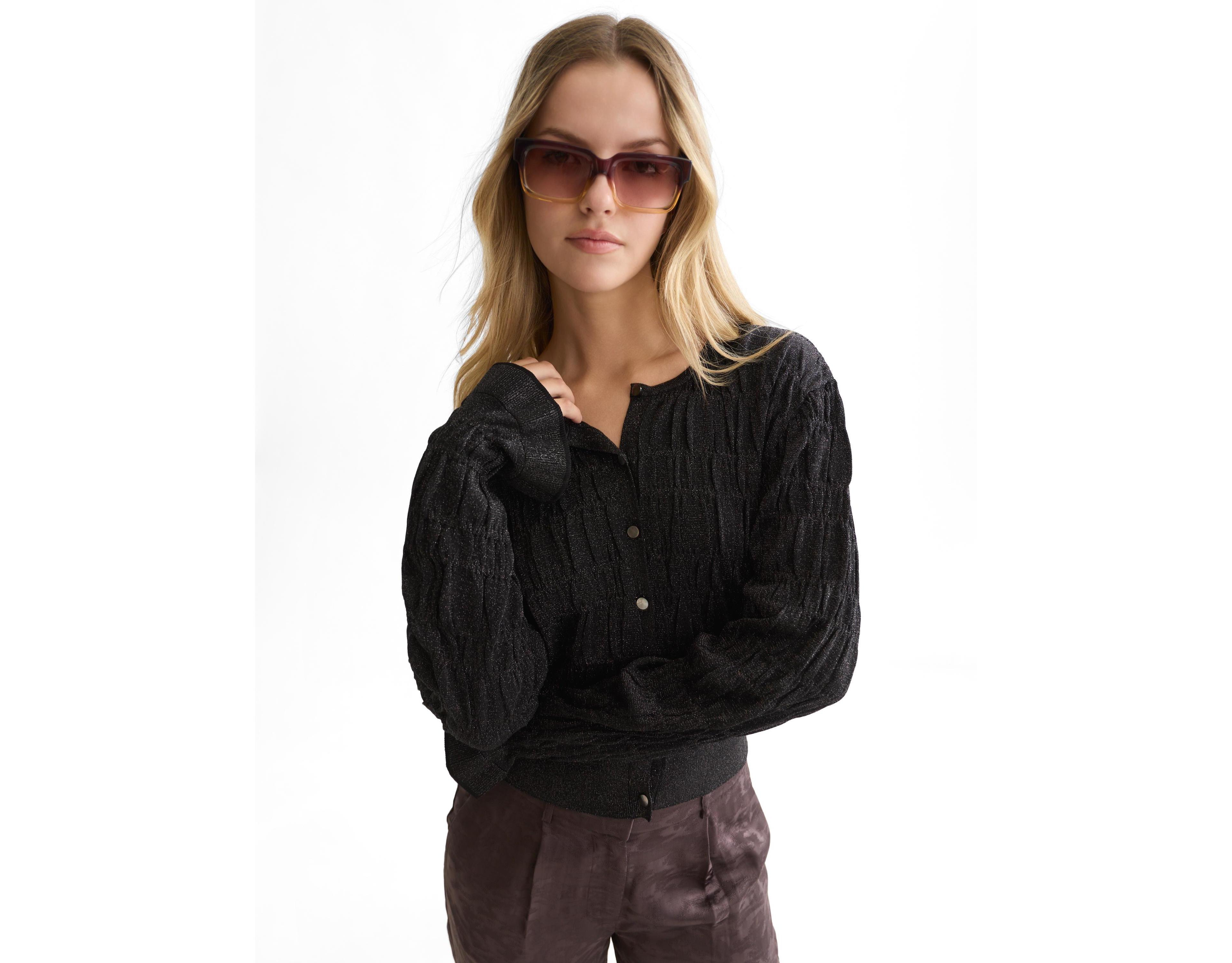 Scotch & Soda Women's Smock Stitch Lightweight Cardigan