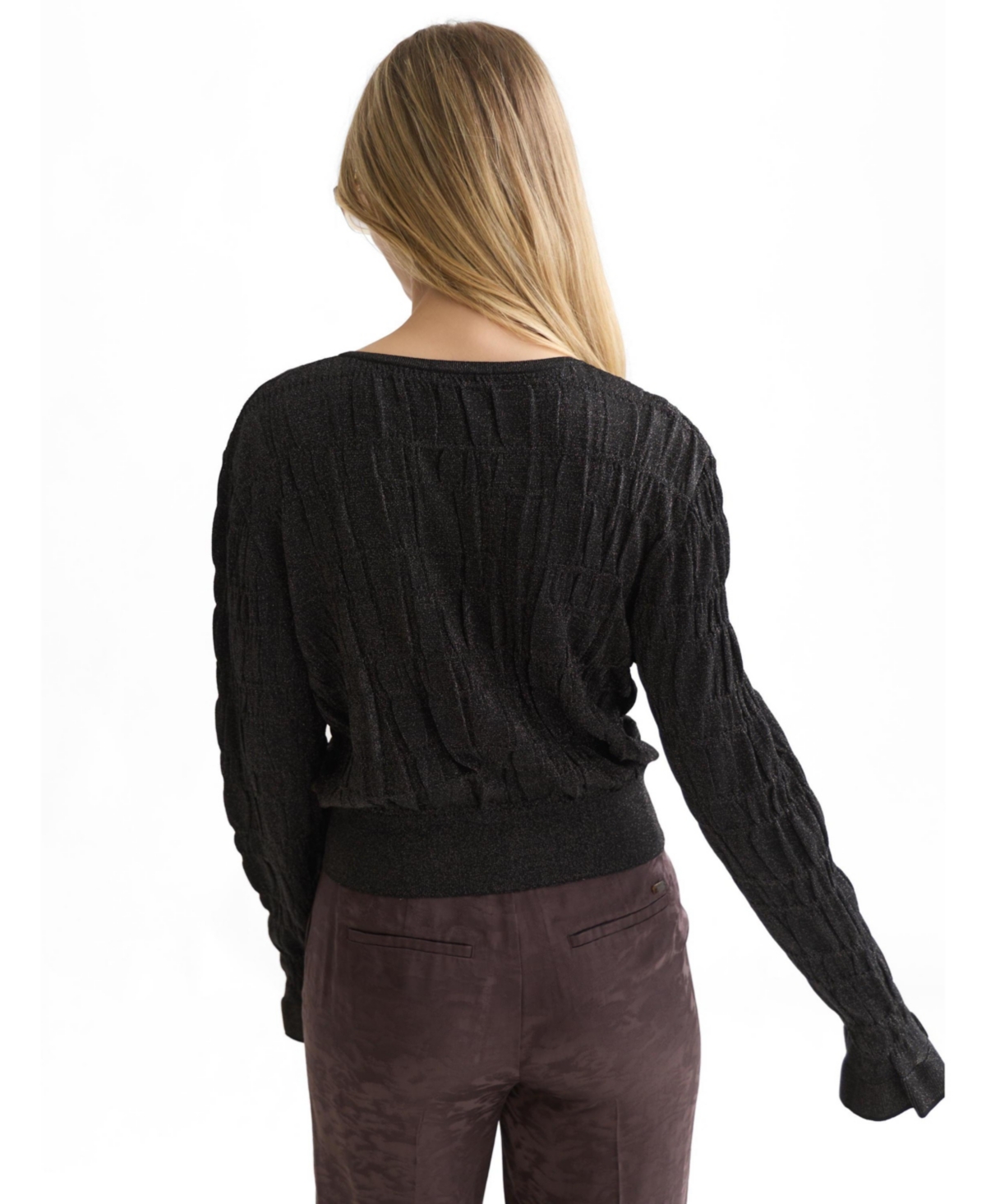 Scotch & Soda Women's Smock Stitch Lightweight Cardigan