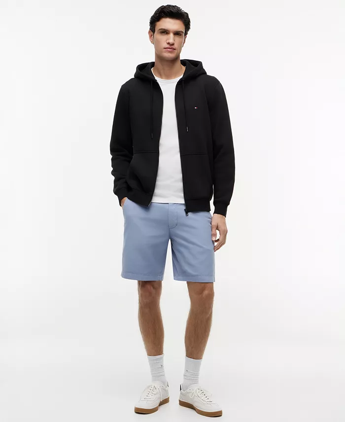 Men's Long Sleeve Zip-Front Flag Logo Hoodie - thumbnail 6