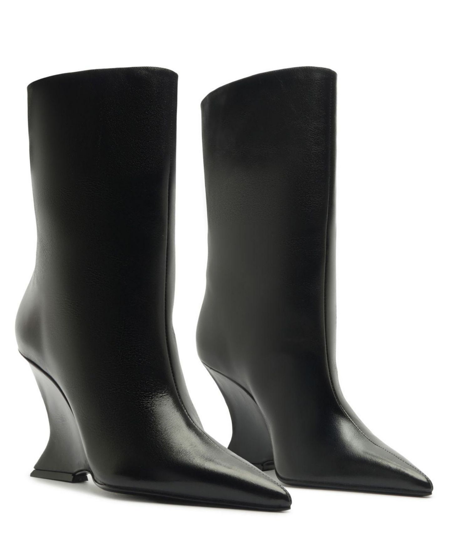 Женские ботинки Schutz Siena Wedge Dress Booties, цвет: Чёрный — фото 12