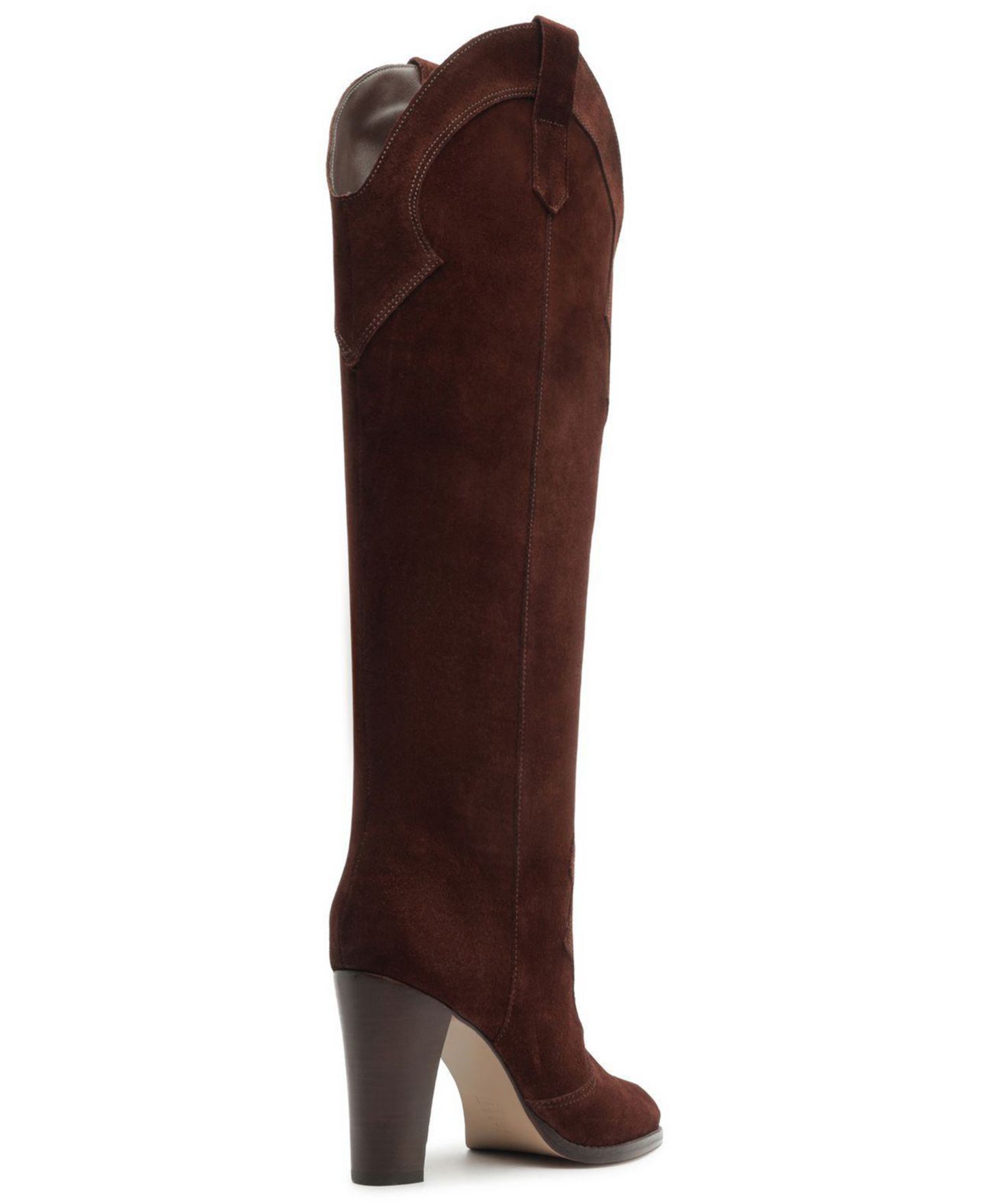 Женские ботинки Schutz Miller Up Block Heel Tall Dress Boots, цвет: Maplewood — фото 7