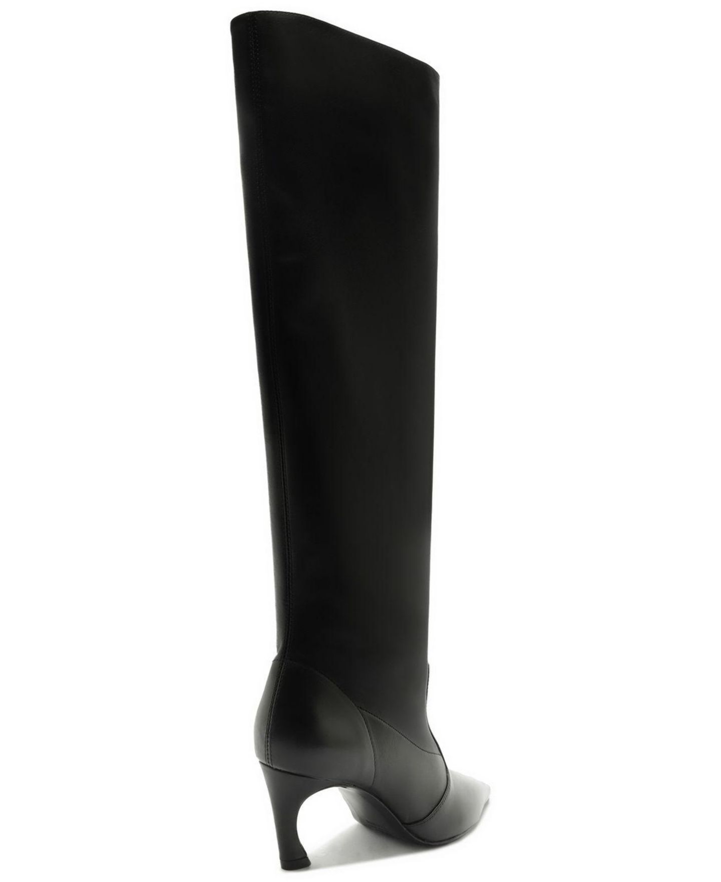 Женские ботинки Schutz Lexi Mid Pointed Toe Slouch Dress Boots, цвет: Чёрный — фото 7