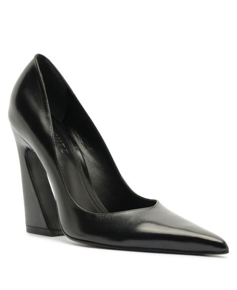 Женские туфли Schutz Lexi Block Pointed Toe Pumps, цвет: Чёрный