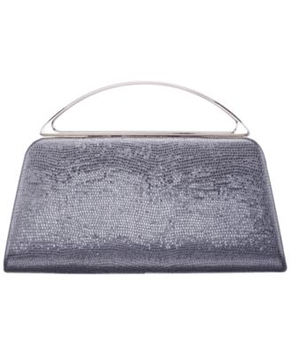 Genesis Metallic Snake Small Handle Clutch Handbag