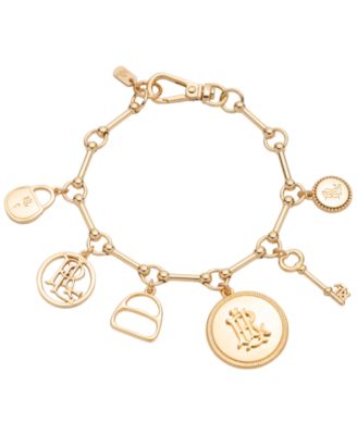 Two-Tone Charm Logo Flex Bracelet