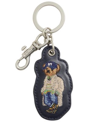 Men's Polo Bear Leather Key Fob