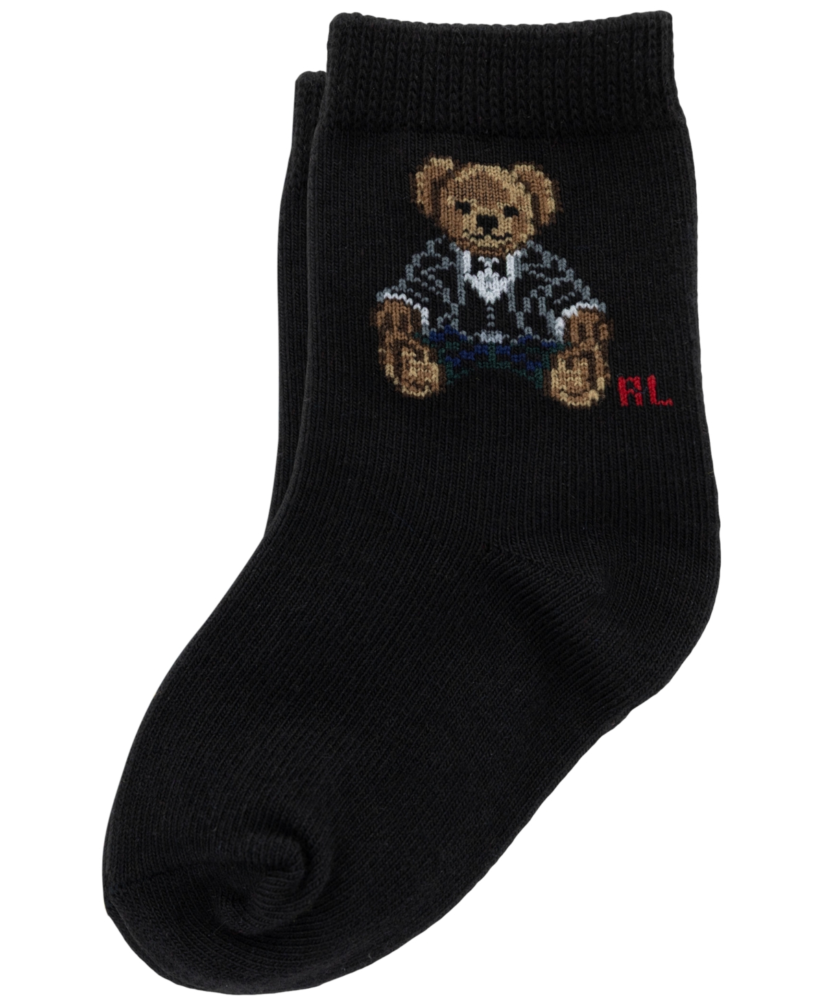 Polo Ralph Lauren Baby Boys' Polo Bear Holiday Cotton-Blend Crew Socks, 3-Pack