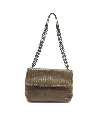 Women's Olimpia Intrecciato Leather Shoulder Bag