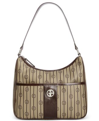 Giani Bernini Stripe Signature Hobo, Only at Macy&#39;s - Handbags & Accessories - Macy&#39;s