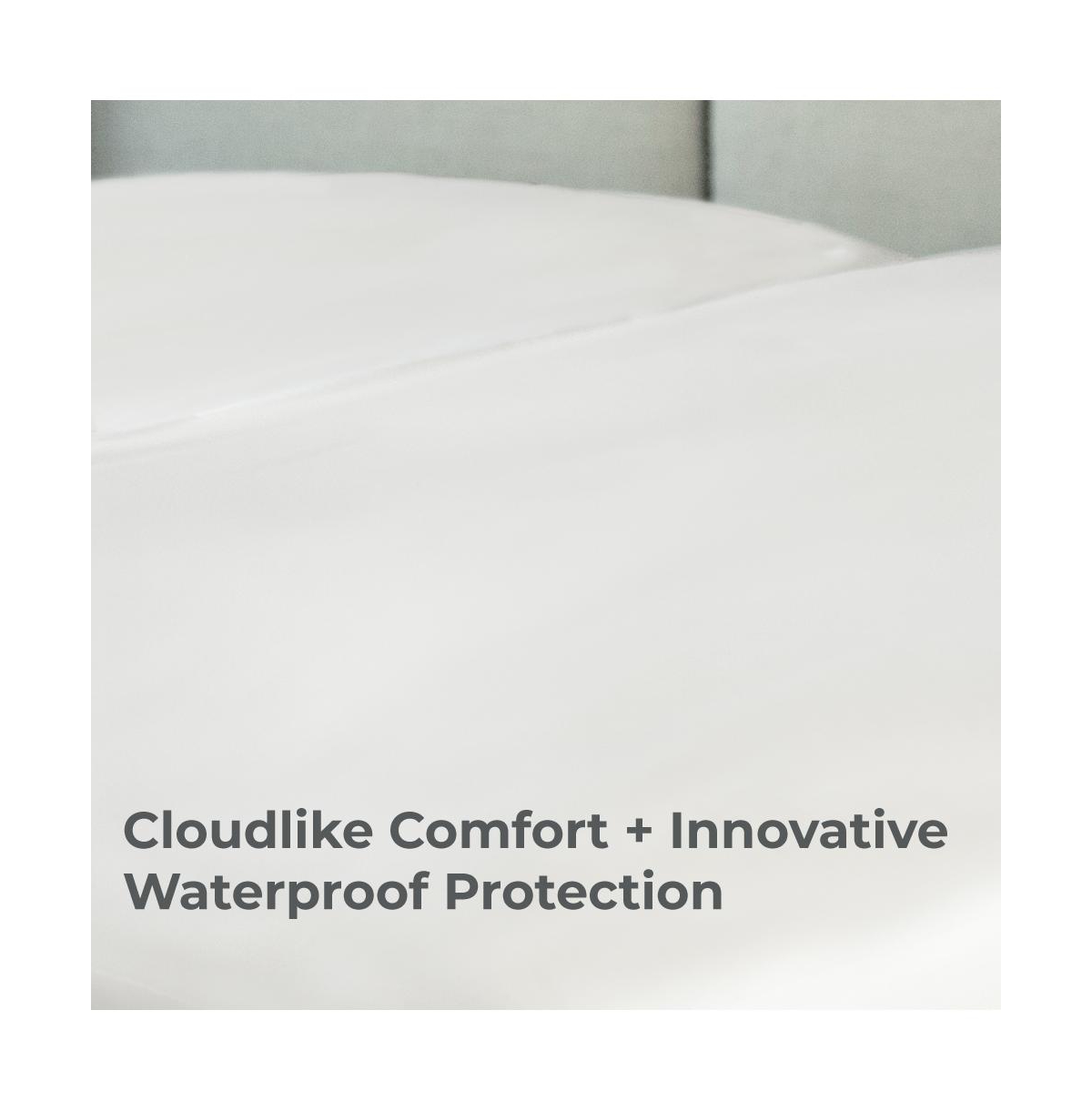 Cariloha Luxurious Signature Jersey Mattress Protector 100% Waterproof | 5 Sides of Protection