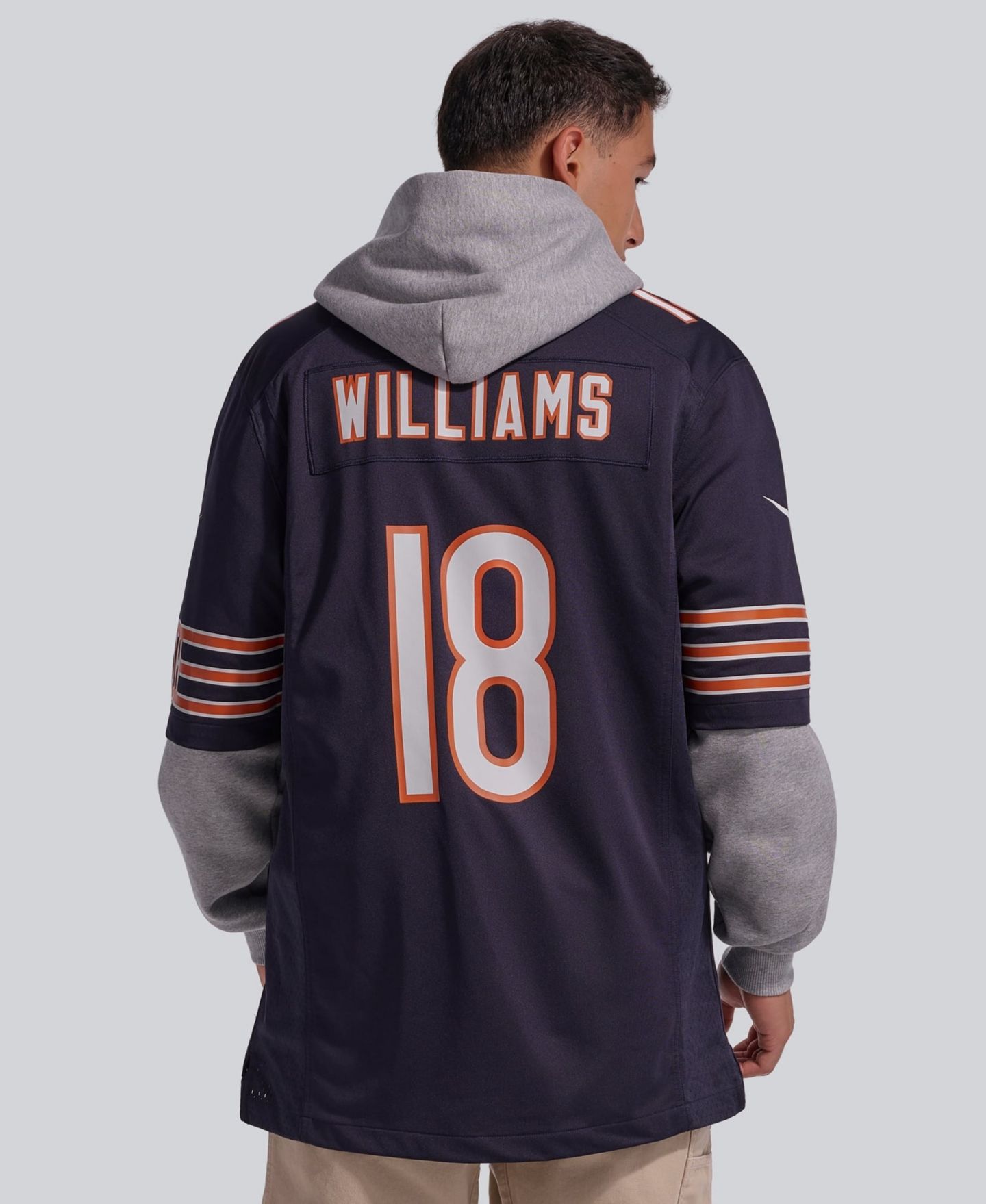 Мужской топ Nike Caleb Williams Chicago Bears 2024 NFL Draft First Round Pick Player Game Jersey, цвет: Тёмно-синий — фото 7