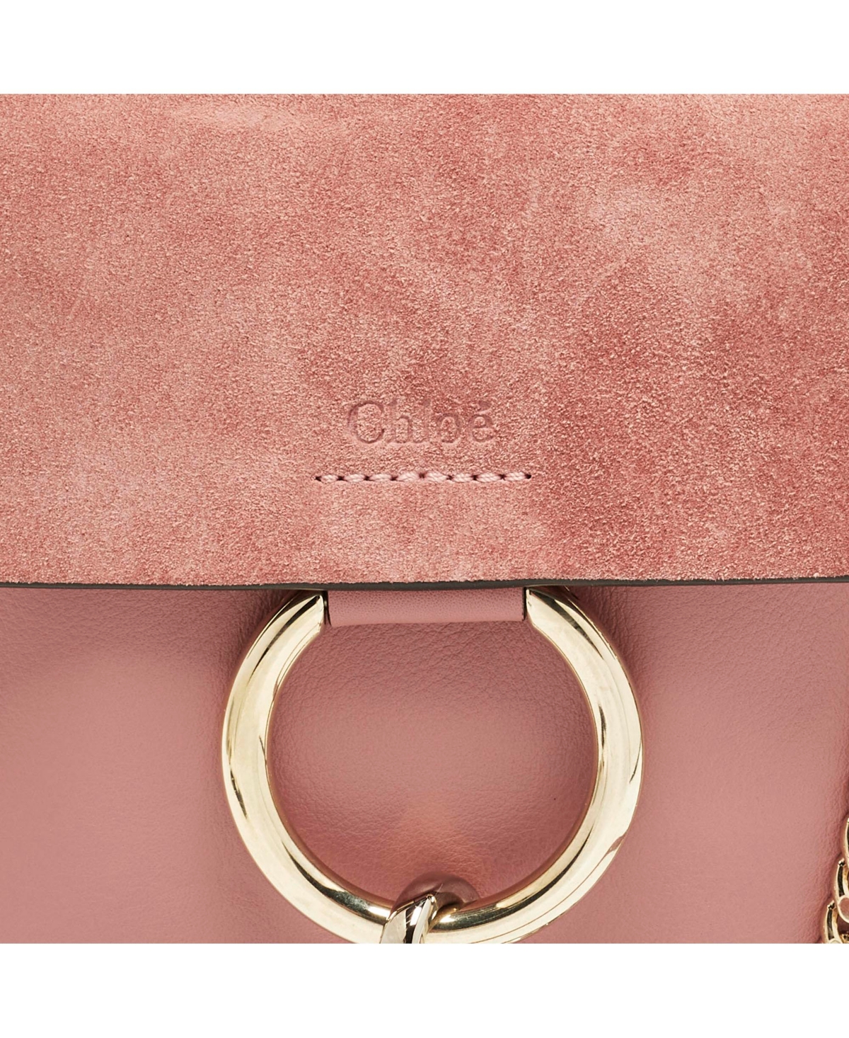 Pre-Owned Chloe Women's Faye Mini Leather and Suede Crossbody Bag