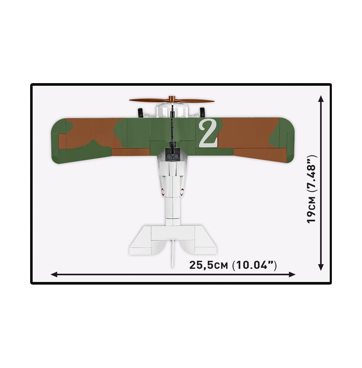 Детский конструктор COBI Historical Collection Great War Nieuport 17 C.1 277-Piece Building Set, Ages 9+ — фото 5