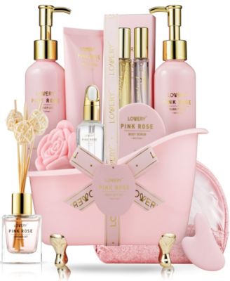 19-Pieces Pink Rose Relaxing Luxury Spa Gift Set