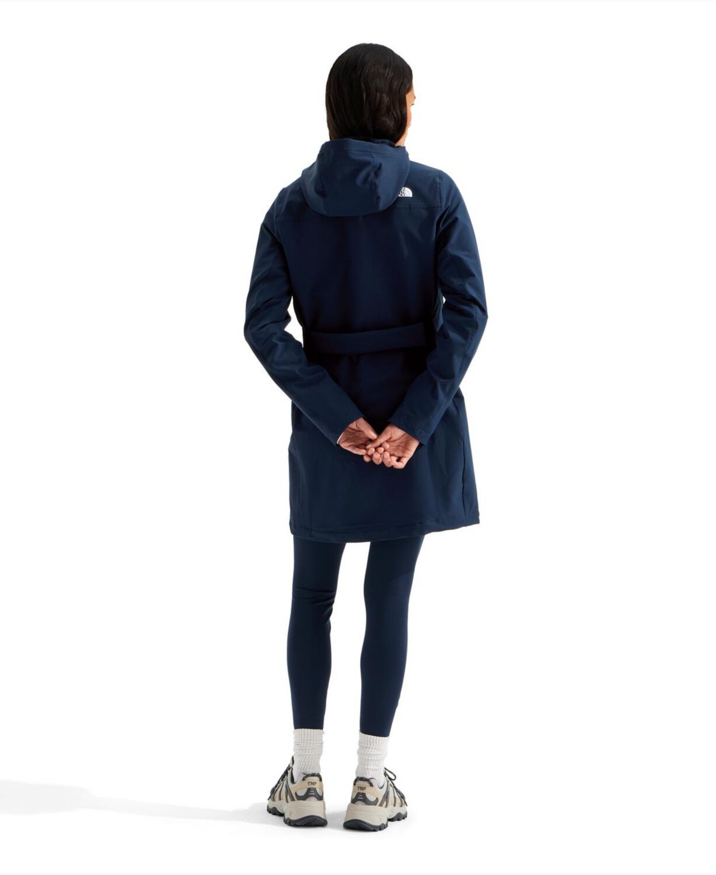 Женская куртка The North Face Shelbe Raschel Hooded, цвет: Снежный тёмно-синий — фото 5