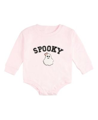 Toddler Girls' 2T-5T Spooky Patch Halloween Tagless Bubble Romper