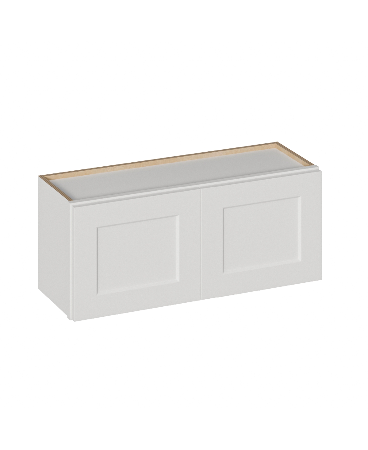 Boyel Living 36W x 12D x 15H Solid Wood Shaker Short Wall Cabinet Rta Storage for Small Spaces - Dark gray