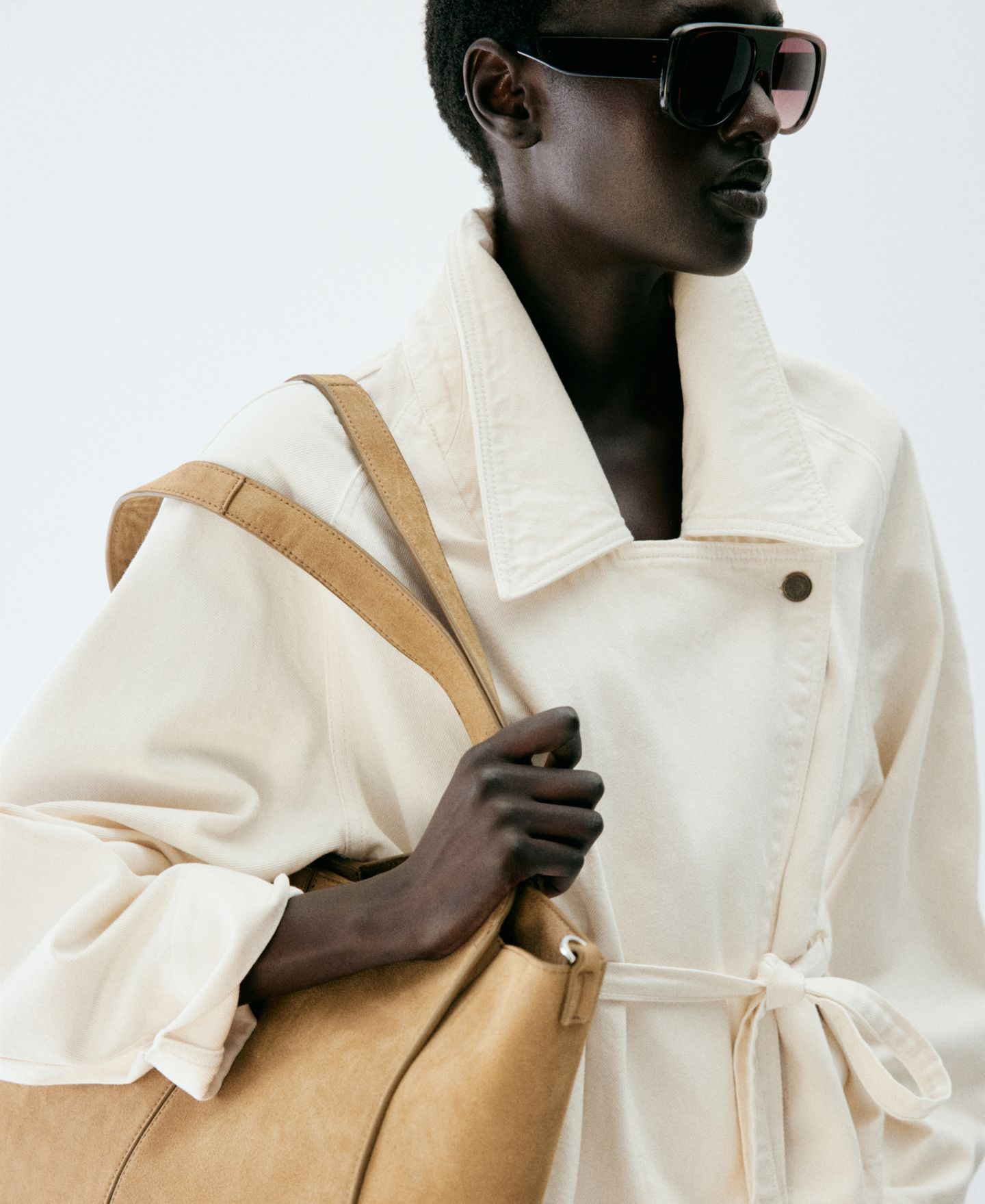 Женская сумка MANGO Leather Shopper — фото 2