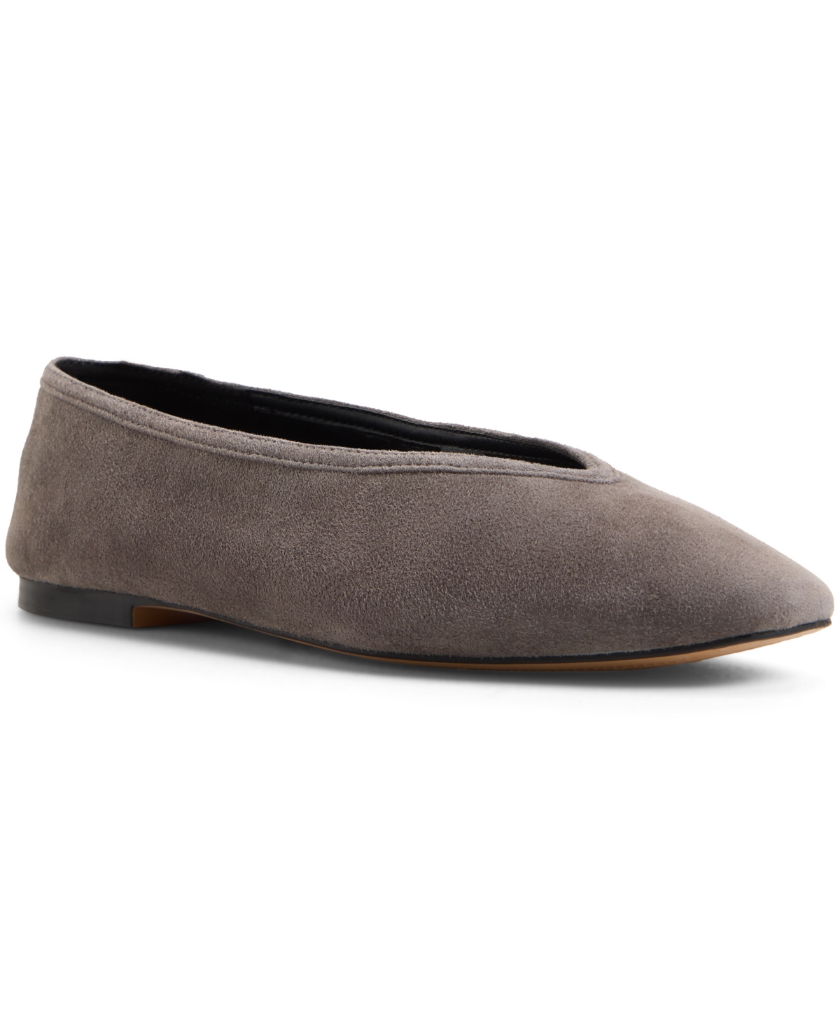 Aldo Women's Ayrah Ballet Flats In Medium Gray Suede