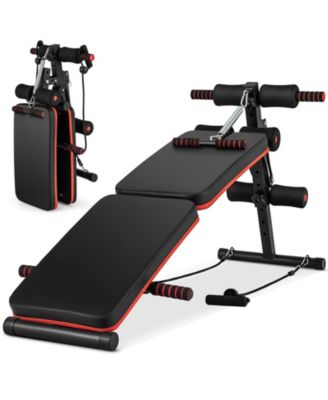 Folding Sit Up Bench with 4 Positions, Holds 330 lbs.