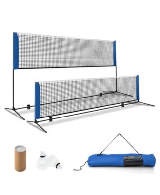Badminton Net Stand, 10 ft Wide, Height Adjusts 33.5 to 61 in.