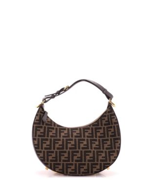 Small Fendigraphy Bag Zucca Canvas