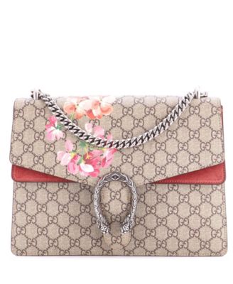 Medium Dionysus Bag Blooms Print GG Coated Canvas