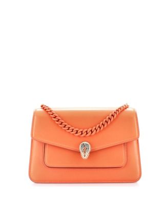 Small Serpenti Forever Maxi Chain Crossbody Bag Leather