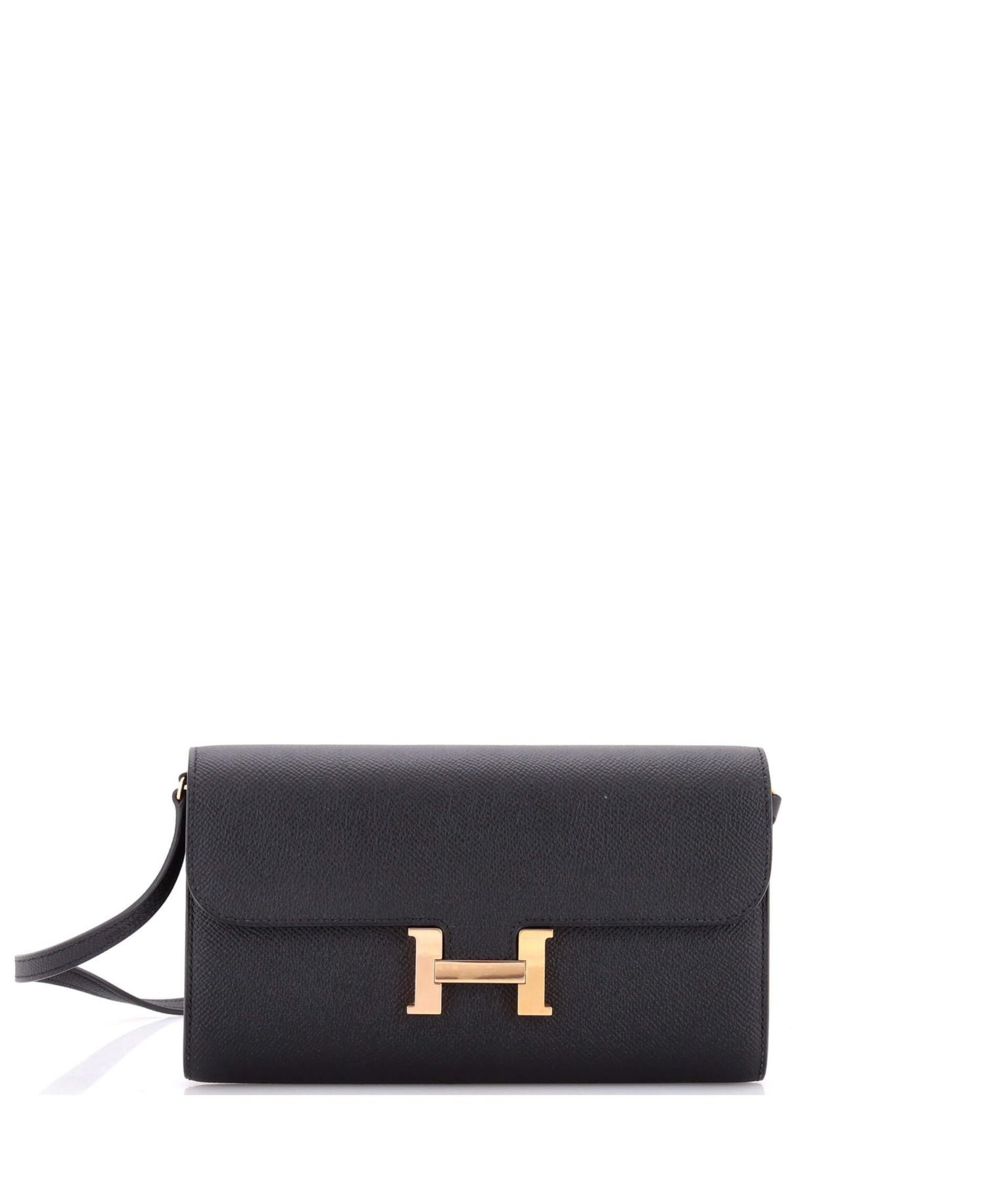 Pre-Owned Hermes Constance To Go Wallet Epsom