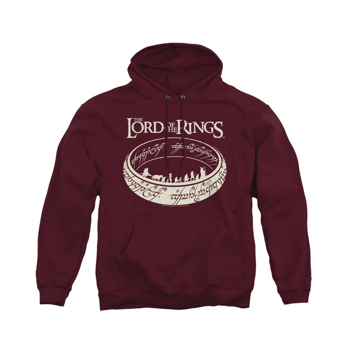 Lord Of The Rings Men's The Journey Pull-Over Hoodie - Maroon