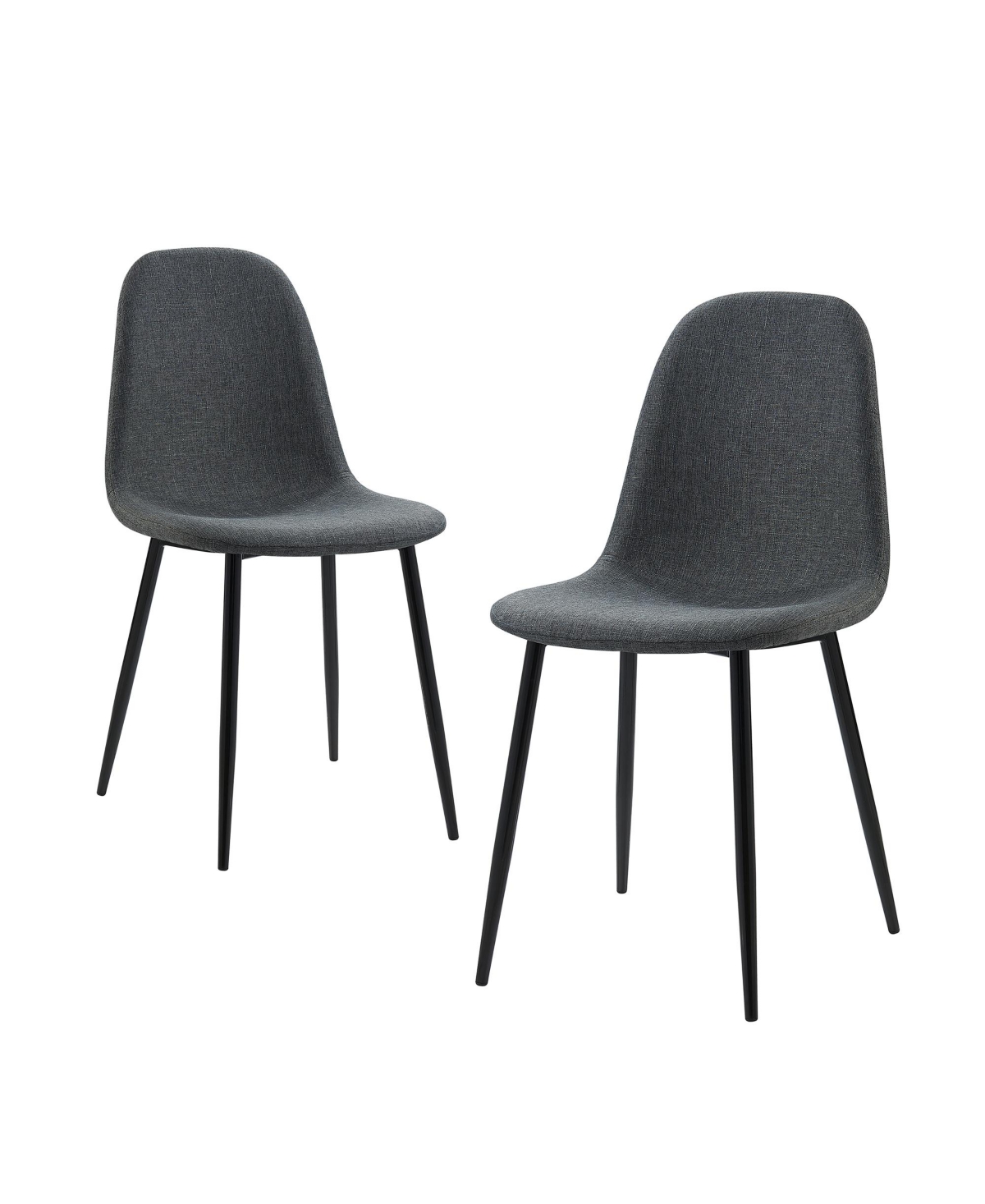 Teamson Home Minimalista Dining Chair with Metal Legs