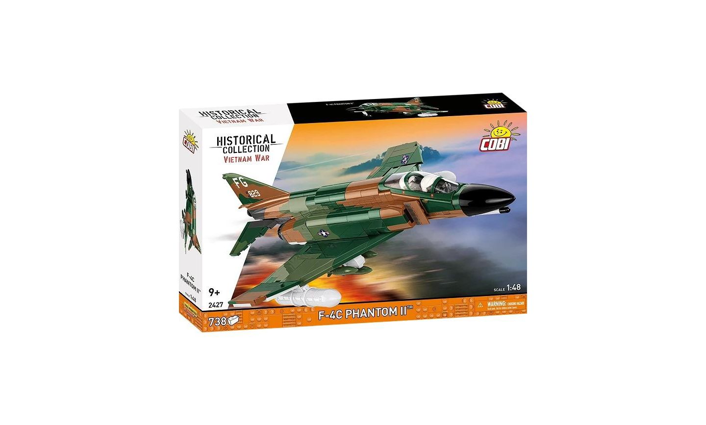 Детский конструктор COBI Historical Collection F-4C Phantom II Vietnam War 738-Piece Building Set, Ages 8+ — фото 1