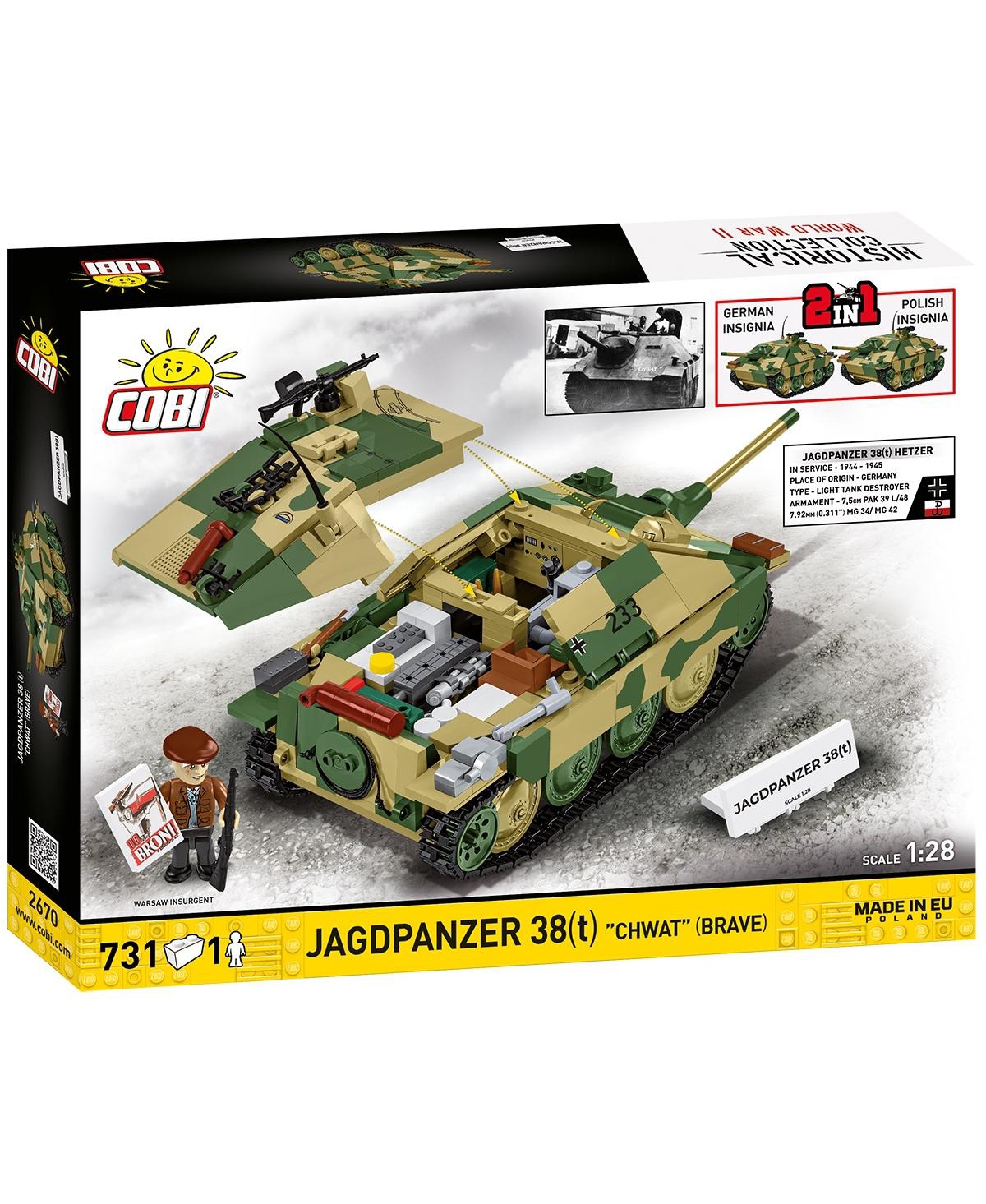 Cobi Historical Collection Wwii Jagdpanzer 38 Hetzer "Chwat" 731-Piece Building Set, Ages 10+