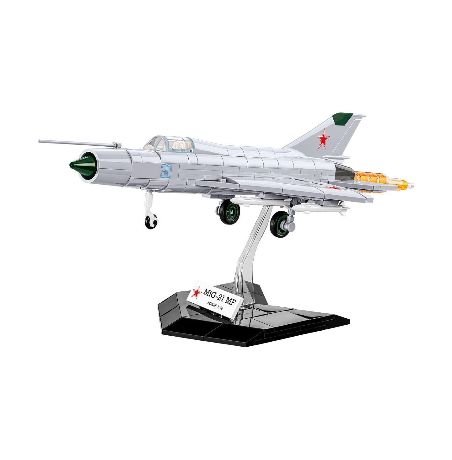 Детский конструктор COBI Armed Forces MiG-21 MF Polish and Soviet Markings 381-Piece Building Set, Ages 8+ — фото 6