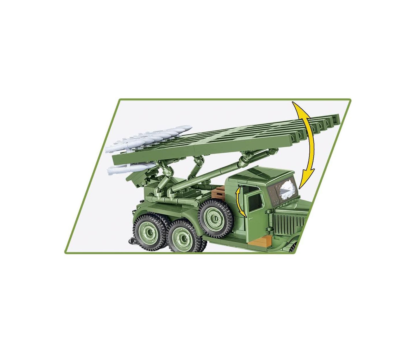 Детский конструктор COBI World War II BM-13 Katyusha (ZIS-6) 440-Piece Building Set, Ages 8+ — фото 4
