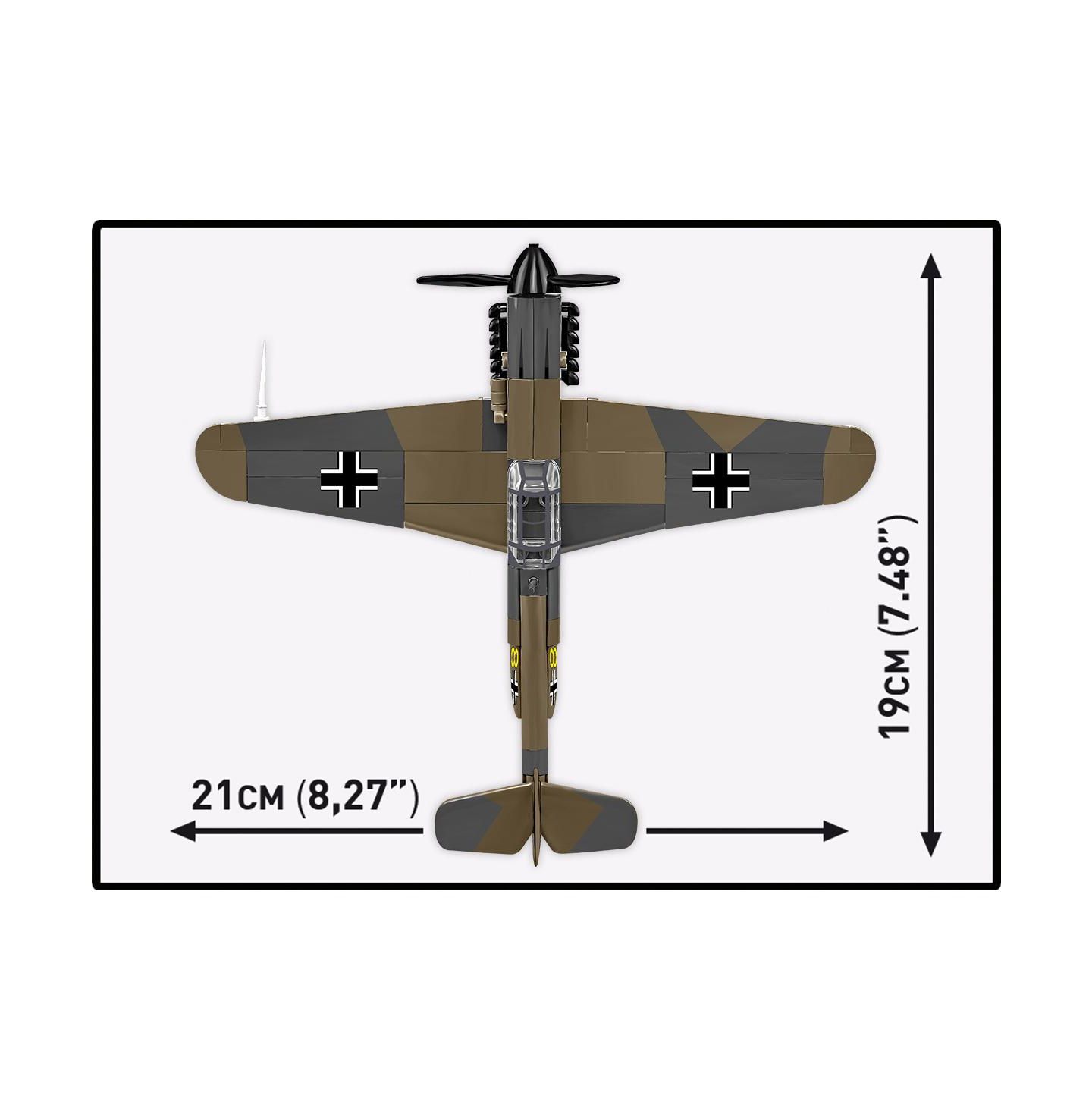Детский конструктор COBI Wwii Historical Collection Messerschmitt Bf 109F 123-Piece Building Set, Ages 6+ — фото 4