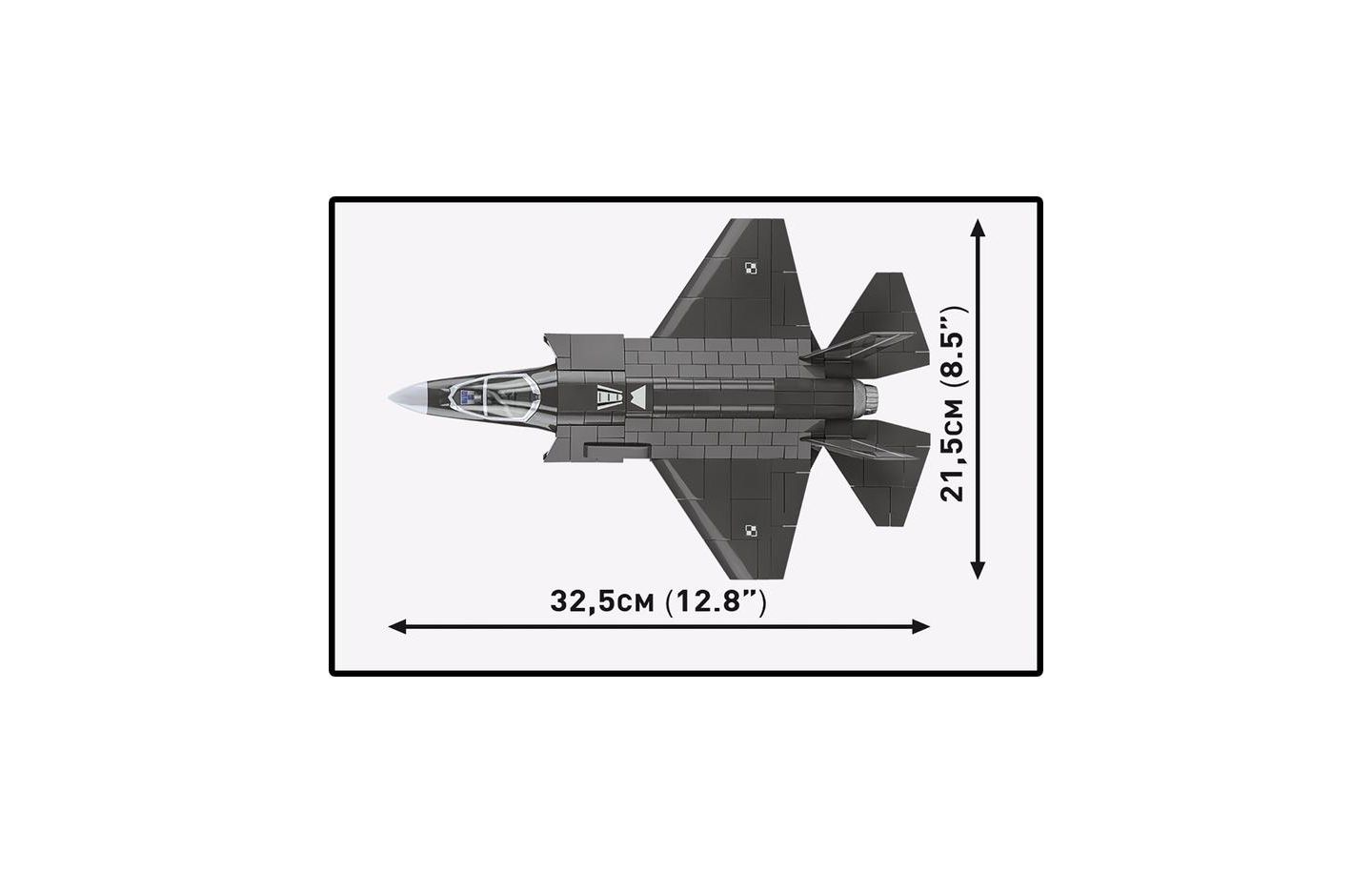Детский конструктор COBI F-35A Lightning II Husarz 605-Piece Building Set, Ages 9+ — фото 4