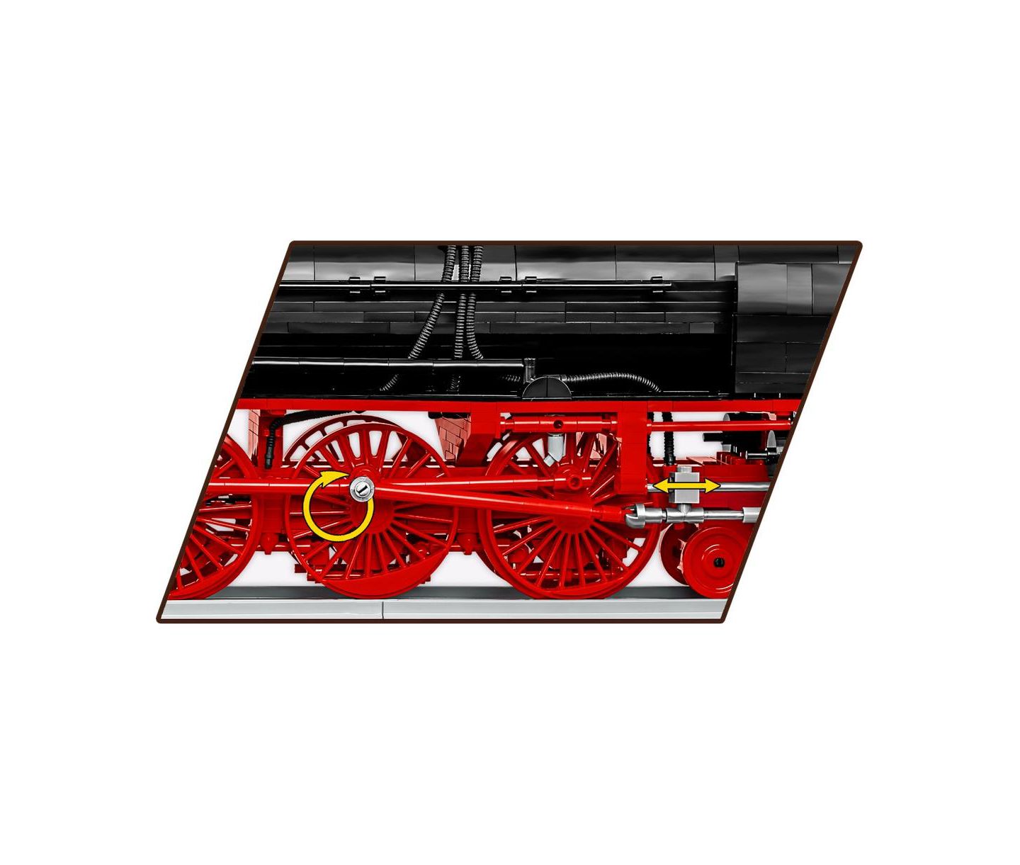 Детский конструктор COBI Historical Collection Steam Locomotive DR BR 03 and Water Crane 2721-Piece Building Set, Ages 10+ — фото 5